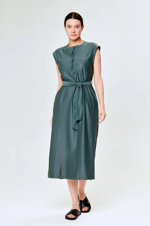 Платья Max Mara Leisure MEGATON 241662102 002 DARK GREEN