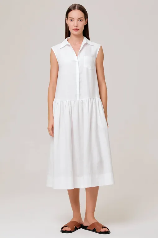Платья Max Mara GETTO 32210626 001 WHITE