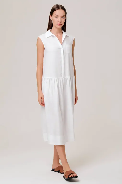 Платья Max Mara GETTO 32210626 001 WHITE