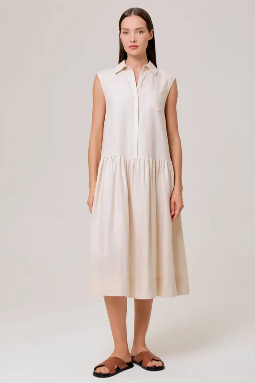 Платья Max Mara GETTO 32210626 002 ECRU