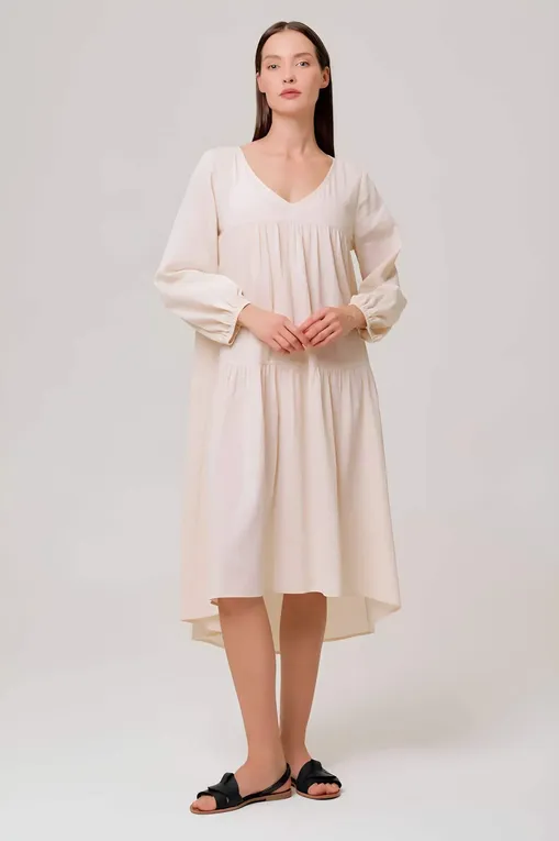 Платья Max Mara LIBANO 32210228 001 SAND tema2