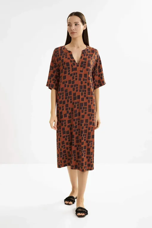 Платья Max Mara NADAR 241662105 005 DARK BROWN