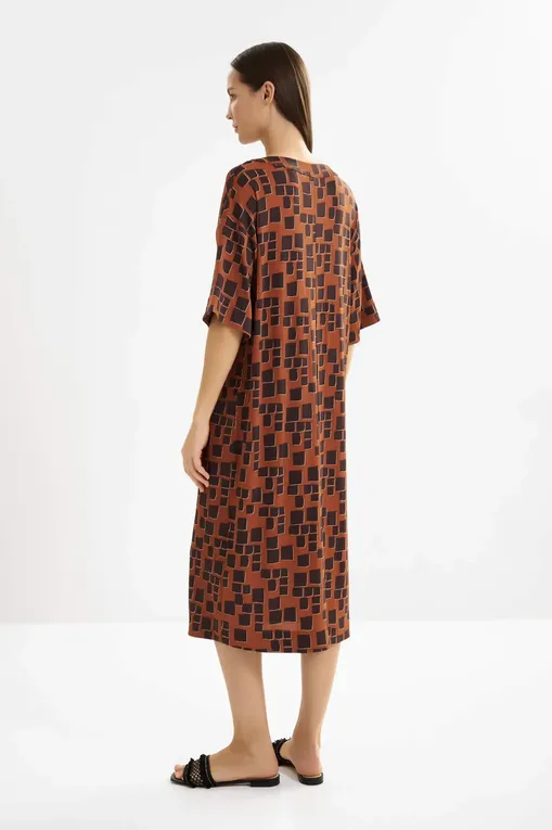 Платья Max Mara NADAR 241662105 005 DARK BROWN