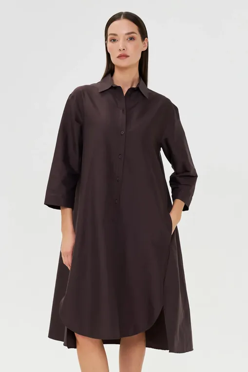 Платья Max Mara QUINCY 241622109 002 BROWN