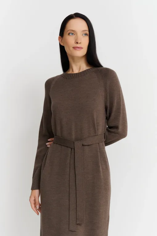 Платья Max Mara Leisure SCRIVIA 242632602 002 HAZELNUT BROWN