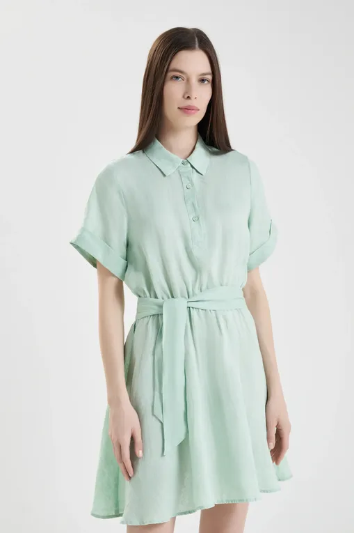 Платья Mc2 Saint Barth JOSELINE LINEN 53 SAGE