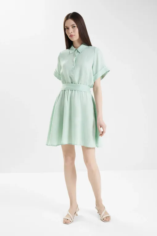 Платья Mc2 Saint Barth JOSELINE LINEN 53 SAGE