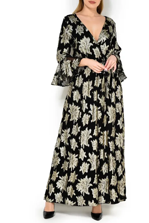 Платья Melissa Odabash Look17 gold flower