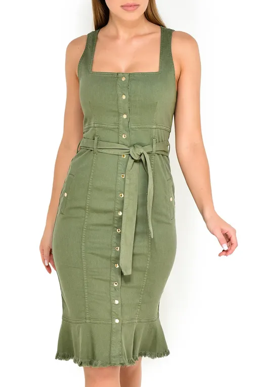 Платья Melissa Odabash Ruby CR Olive