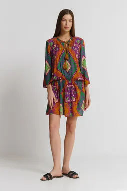 Miss Bikini V5014D ROVI VIOLA ETNICO ROMBI