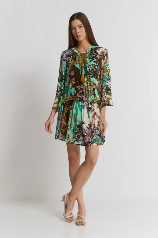 Платья Miss Bikini V5014D GHTU TURCHESE GHEPARDO