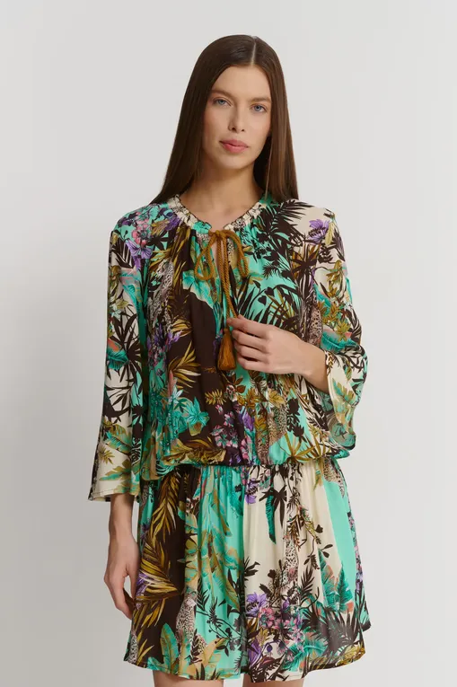 Платья Miss Bikini V5014D GHTU TURCHESE GHEPARDO