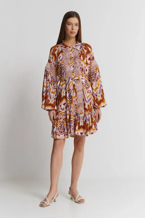 Платья Miss Bikini V5037D GRBE BEIGE GRAFFITI