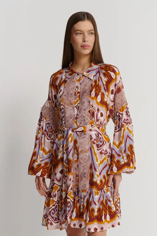 Платья Miss Bikini V5037D GRBE BEIGE GRAFFITI