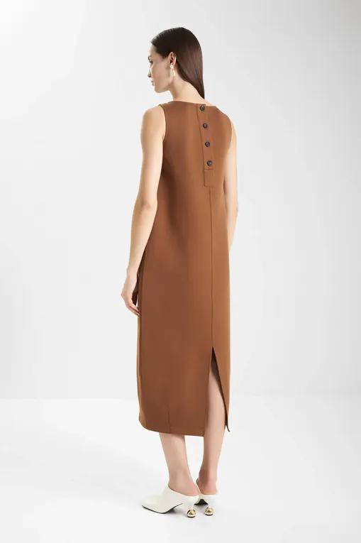 Платья MM ALBIO 252662606 003 TOBACCO