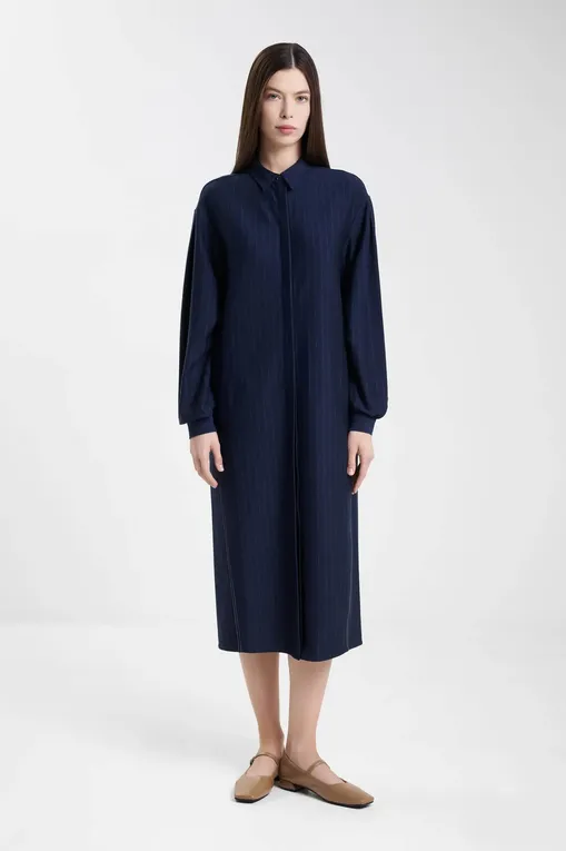 Платья MM by MaxMara DOMIZIA 252662603 001 MIDNIGHTBLUE
