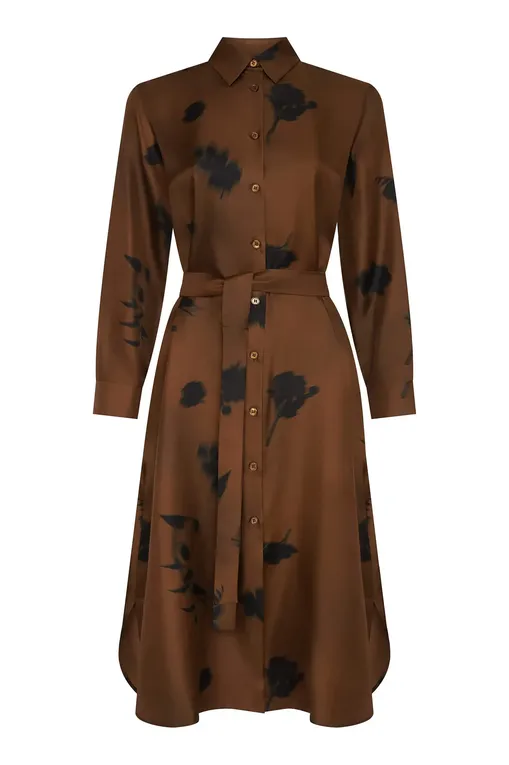 Платья MM by MaxMara JADI 252622601 002 TOBACCO