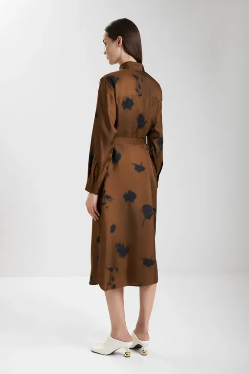 Платья MM by MaxMara JADI 252622601 002 TOBACCO