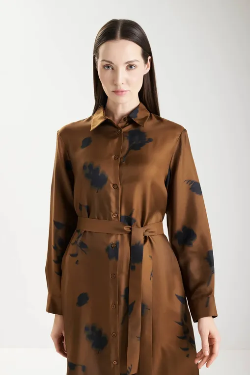 Платья MM by MaxMara JADI 252622601 002 TOBACCO