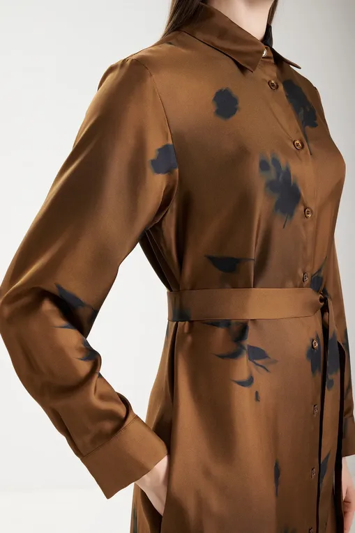 Платья MM by MaxMara JADI 252622601 002 TOBACCO