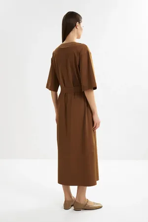 MM by MaxMara ONAGRO 252662605 004 TOBACCO