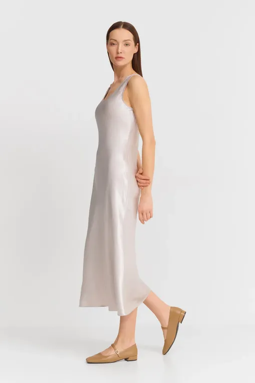 Платья MM by MaxMara TALETE 251622102 012 PEARL GREY