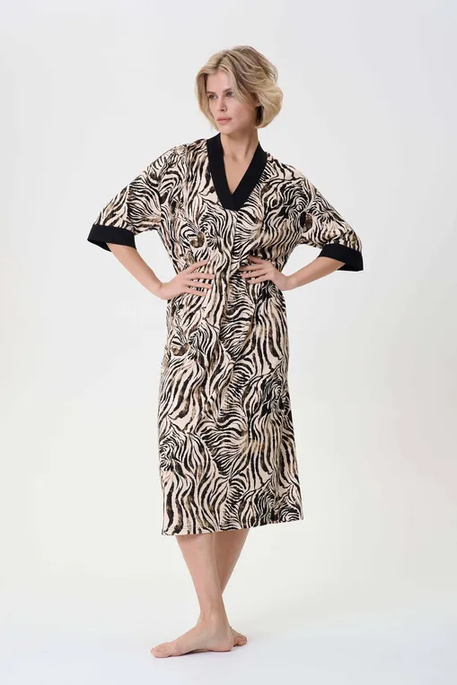 Платья домашние Petit Pas 101176 zebra print