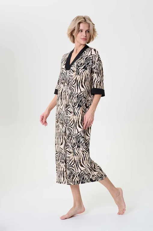 Платья домашние Petit Pas 101176 zebra print