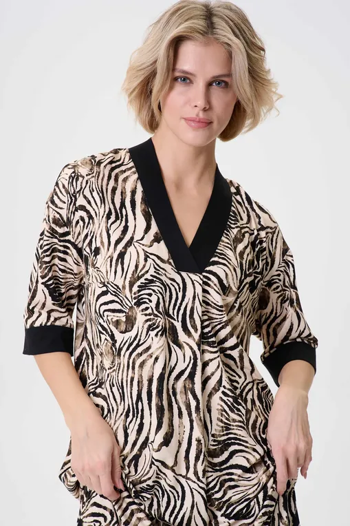 Платья домашние Petit Pas 101176 zebra print