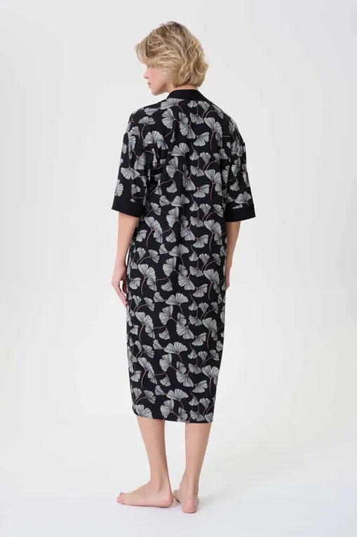 Платья домашние Petit Pas 101176 black print