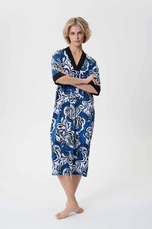 Платья домашние Petit Pas 101176 blue print