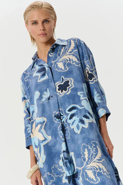 Платья домашние Petit Pas TNL13 blue