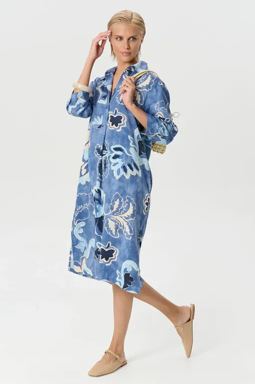 Платья домашние Petit Pas TNL13 blue