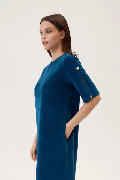 Платья домашние Petit Pas VEL004 emerald