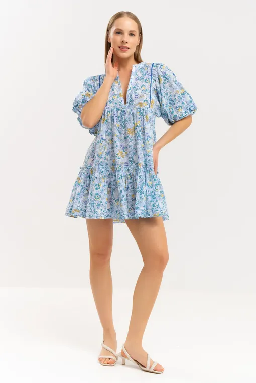 Платья Poupette St Barth W4RH24N0SYU STRIPE BLUE SWEET LIBERTY