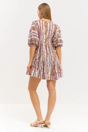 Poupette St Barth W4RS24N0WFL LAVENDER WAVES FLOWERS