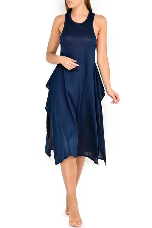 Платья Stella McCartney S7AG60250 COTTON FLOWERS PRINT