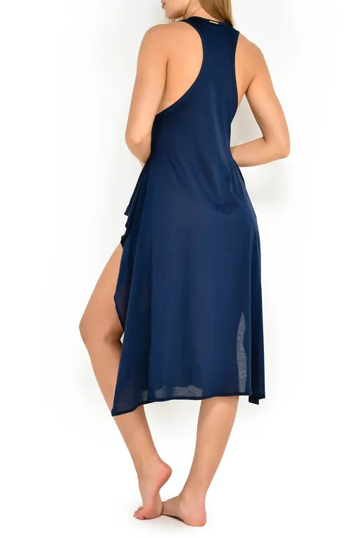 Платья Stella McCartney S7AG60250 COTTON FLOWERS PRINT