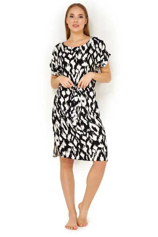 Платья домашние Taubert 211324621 9992 black/off-white