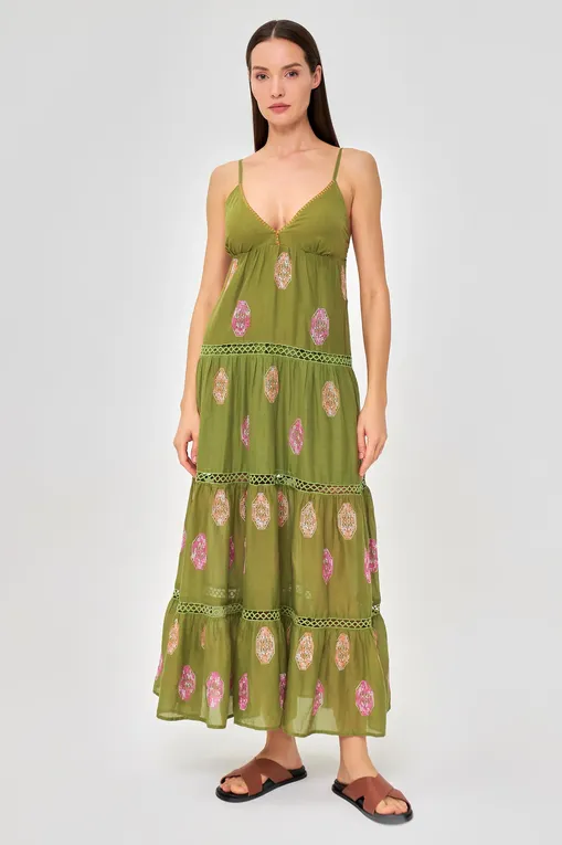 Платья Watercult W3165013 803 warm olive