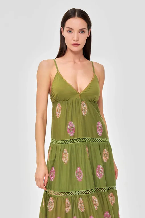 Платья Watercult W3165013 803 warm olive