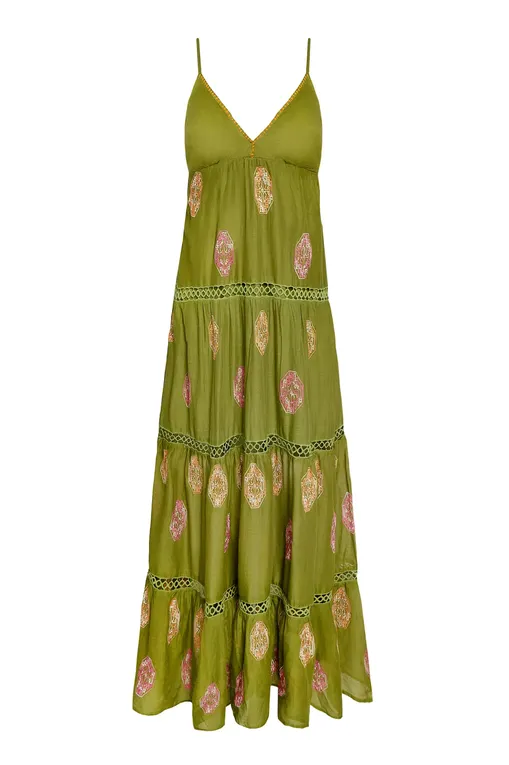 Платья Watercult W3165013 803 warm olive