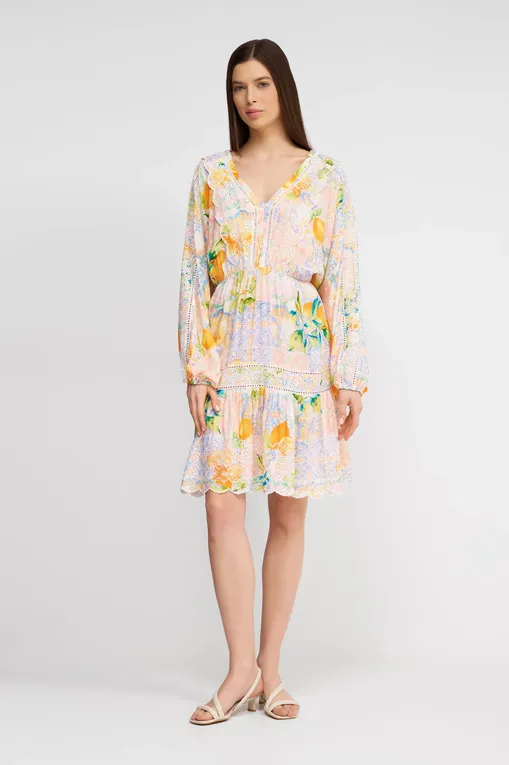 Платья Watercult W3742052 223 orange-pastels