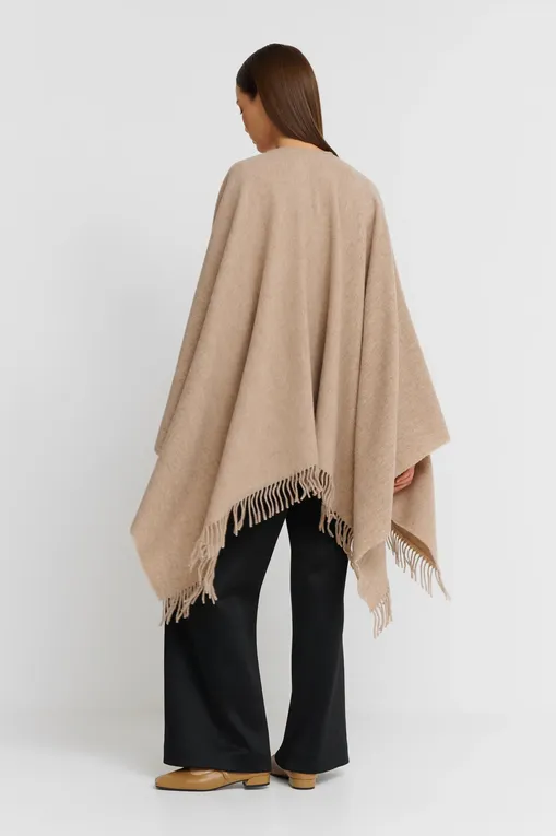 Пончо Max Mara Leisure MARTORA 242673602 002 HAZELNUT BROWN