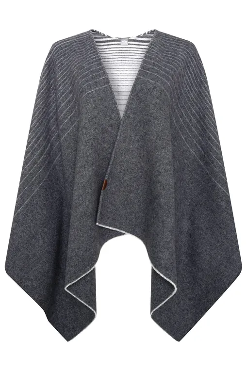 Пончо MM BRENTA 252654602 002 LIGHT GREY