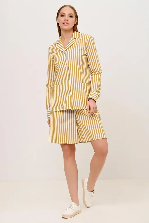 Шорты Max Mara CARAMBA 31410126 002 OCHRE