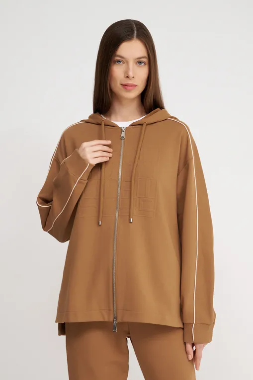 Толстовки Max Mara Leisure ALBORE 242692601 003 TOBACCO