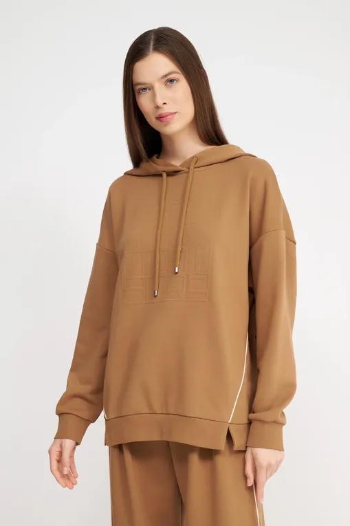 Толстовки Max Mara Leisure FLIPPER 242692603 003 TOBACCO