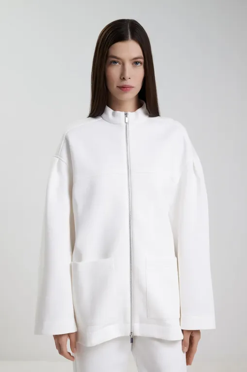 Толстовки MM by MaxMara CADICE 252692602 001 WHITE