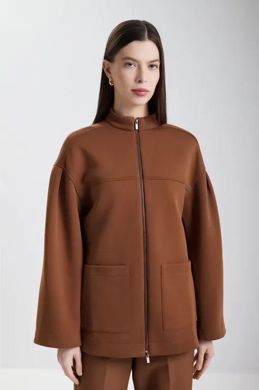 Толстовки MM by MaxMara CADICE 252692602 003 TOBACCO